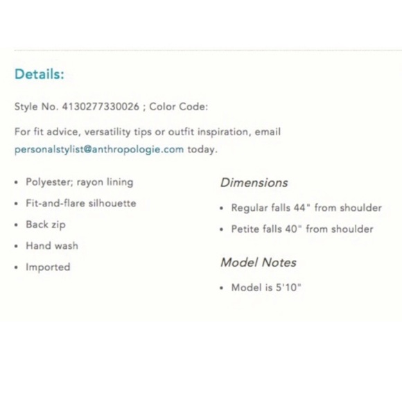 Anthropologie | Eri + Ali Priscilla Eyelet Dress - Picture 3 of 3